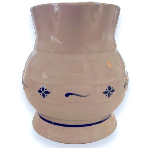 Vintage Longaberger Roseville Pottery Woven Traditions Pitcher - Picture 2 of 6